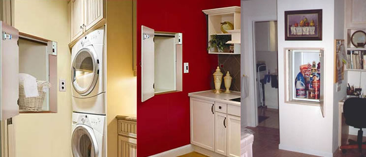 elevador monta pratos chapa de ferro pintada